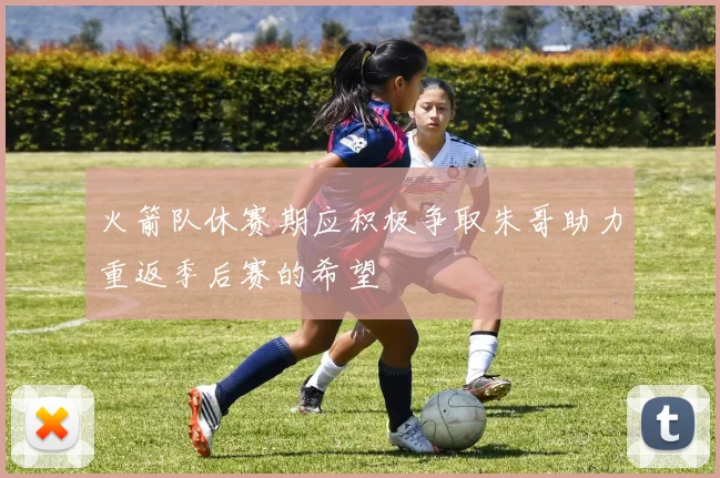 火箭队休赛期应积极争取朱哥助力重返季后赛的希望
